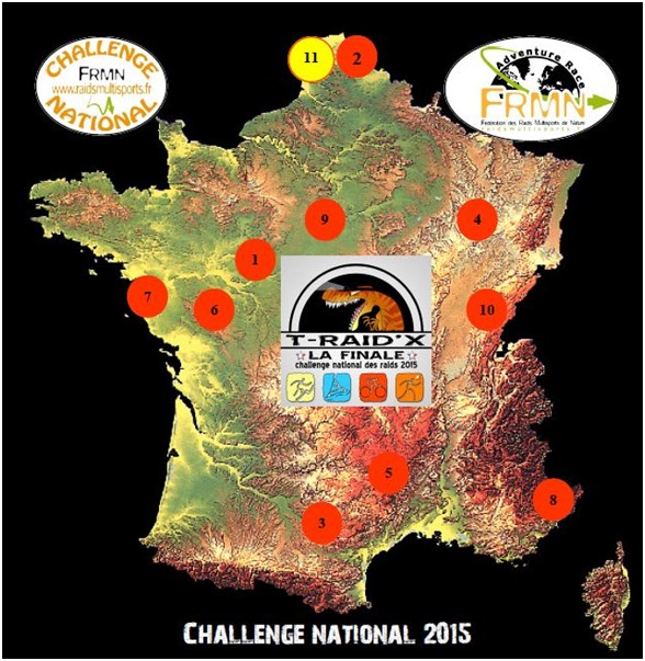 Le calendrier 2015 des raids